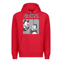 Red The Queers Premium Hoodie - artisFamous