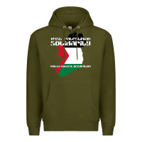 Army Green irish palestinian solidarity Premium Hoodie - artisFamous
