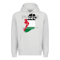 Dove Grey irish palestinian solidarity Premium Hoodie - artisFamous