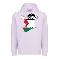 Lilac irish palestinian solidarity Premium Hoodie - artisFamous