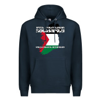 Navy irish palestinian solidarity Premium Hoodie - artisFamous