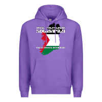 Purple irish palestinian solidarity Premium Hoodie - artisFamous