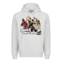 Dove Grey Grand Theft Auto Premium Hoodie - artisFamous