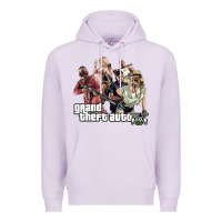 Lilac Grand Theft Auto Premium Hoodie - artisFamous
