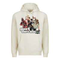 Oatmeal Heather Grand Theft Auto Premium Hoodie - artisFamous