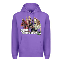 Purple Grand Theft Auto Premium Hoodie - artisFamous