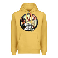 Antique Gold Grand Theft Auto Premium Hoodie - artisFamous