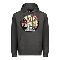 Charcoal Heather Grand Theft Auto Premium Hoodie - artisFamous