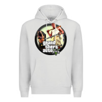 Dove Grey Grand Theft Auto Premium Hoodie - artisFamous