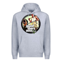 Heather Grey Grand Theft Auto Premium Hoodie - artisFamous