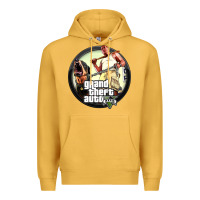 Mustard Grand Theft Auto Premium Hoodie - artisFamous