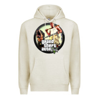 Oatmeal Heather Grand Theft Auto Premium Hoodie - artisFamous