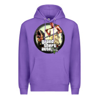 Purple Grand Theft Auto Premium Hoodie - artisFamous