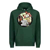 Sports Green Grand Theft Auto Premium Hoodie - artisFamous