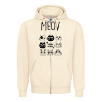 Sandshell Meow Zipper Hoodie - Bettercallsaul