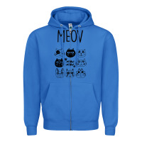 True Royal Meow Zipper Hoodie - Bettercallsaul