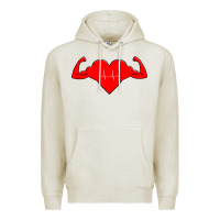 Oatmeal Heather Healthy Heart Premium Hoodie - artisFamous