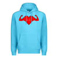Ocean Blue Healthy Heart Premium Hoodie - artisFamous