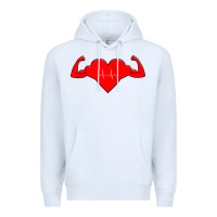 White Healthy Heart Premium Hoodie - artisFamous