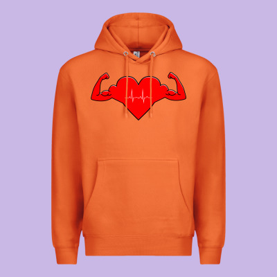 Healthy Heart Premium Hoodie Designed By Artisfamous