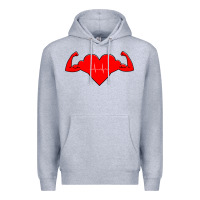 Heather Grey Healthy Heart Premium Hoodie - artisFamous
