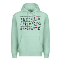 Seafoam Stranger Lights Alphabet Premium Hoodie - artisFamous