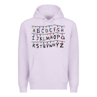 Lilac Stranger Lights Alphabet Premium Hoodie - artisFamous