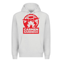 Dove Grey carmen sandiego Premium Hoodie - artisFamous