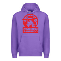 Purple carmen sandiego Premium Hoodie - artisFamous
