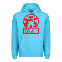 Ocean Blue carmen sandiego Premium Hoodie - artisFamous