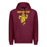 Burgundy mustard plug Premium Hoodie - artisFamous
