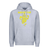 Heather Grey mustard plug Premium Hoodie - artisFamous