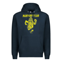 Navy mustard plug Premium Hoodie - artisFamous