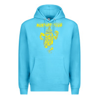 Ocean Blue mustard plug Premium Hoodie - artisFamous