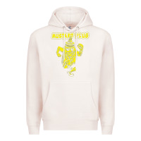 Pale Pink mustard plug Premium Hoodie - artisFamous
