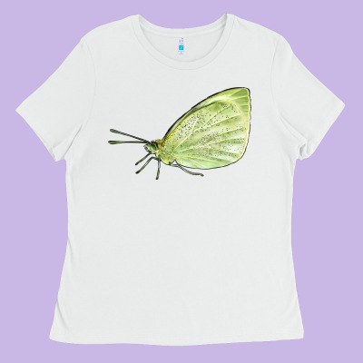 Cabbage White Butterfly Ladies Tee Designed By Lillyallendesigns