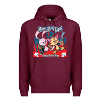 Burgundy reel big fish candy coated fury Premium Hoodie - artisFamous