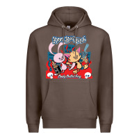Coffee reel big fish candy coated fury Premium Hoodie - artisFamous