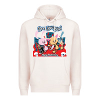 Pale Pink reel big fish candy coated fury Premium Hoodie - artisFamous