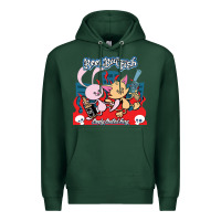 Sports Green reel big fish candy coated fury Premium Hoodie - artisFamous