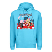 Ocean Blue reel big fish candy coated fury Premium Hoodie - artisFamous