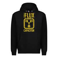 Black Back to the future flux capacitor Premium Hoodie - artisFamous