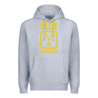 Heather Grey Back to the future flux capacitor Premium Hoodie - artisFamous