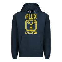 Navy Back to the future flux capacitor Premium Hoodie - artisFamous