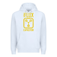 White Back to the future flux capacitor Premium Hoodie - artisFamous