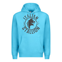 Ocean Blue Italian Stallion Premium Hoodie - artisFamous