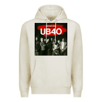 Oatmeal Heather THE ESSENTIAL UB 40 Premium Hoodie - artisFamous