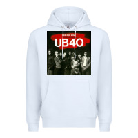 White THE ESSENTIAL UB 40 Premium Hoodie - artisFamous
