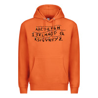 Carrot stranger alphabets funny Premium Hoodie - artisFamous