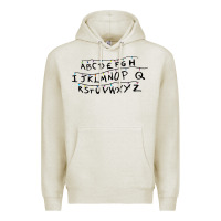 Oatmeal Heather stranger alphabets funny Premium Hoodie - artisFamous